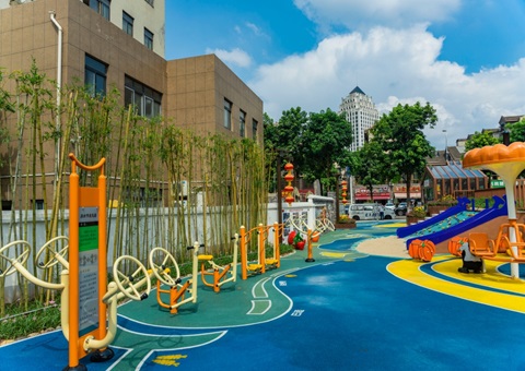 “口袋公园” 装满民生幸福 截至六月底，沉庆“口袋公园”今年开工八十八个、建成六十四个